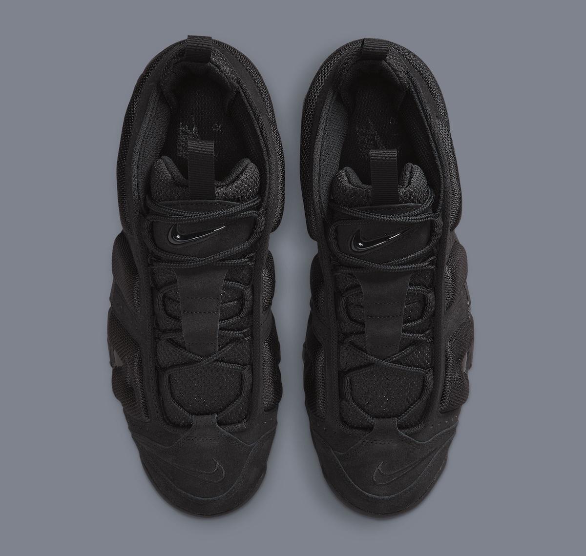 2025 年秋季,耐克 Air More Uptempo Low 採用 "三重黑 "配色 Nike Air More Uptempo, Nike - 2025 年秋季,耐克 Air More Uptempo Low 採用 "三重黑 "配色