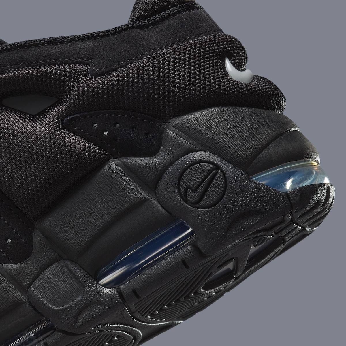 2025 年秋季,耐克 Air More Uptempo Low 採用 "三重黑 "配色 Nike Air More Uptempo, Nike - 2025 年秋季,耐克 Air More Uptempo Low 採用 "三重黑 "配色