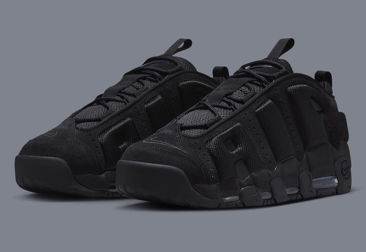 2025 年秋季,耐克 Air More Uptempo Low 採用 "三重黑 "配色 Nike Air More Uptempo, Nike - 2025 年秋季,耐克 Air More Uptempo Low 採用 "三重黑 "配色