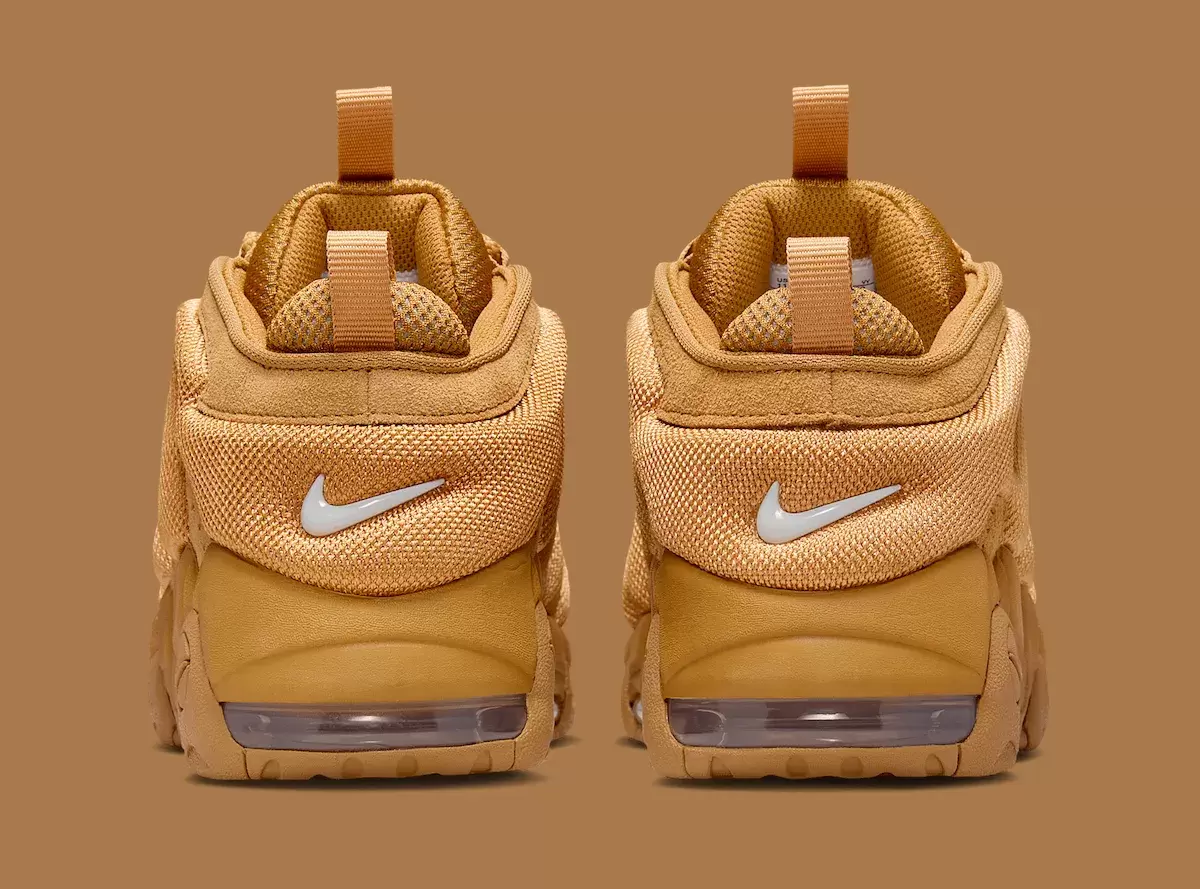 Nike Air More Uptempo, Nike - 耐克 Air More Uptempo Low 採用亞麻-重麥外觀
