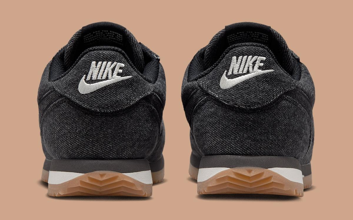 耐克 Cortez 採用黑色牛仔面料,盡顯時尚品味 Nike Cortez, Nike - 耐克 Cortez 採用黑色牛仔面料,盡顯時尚品味