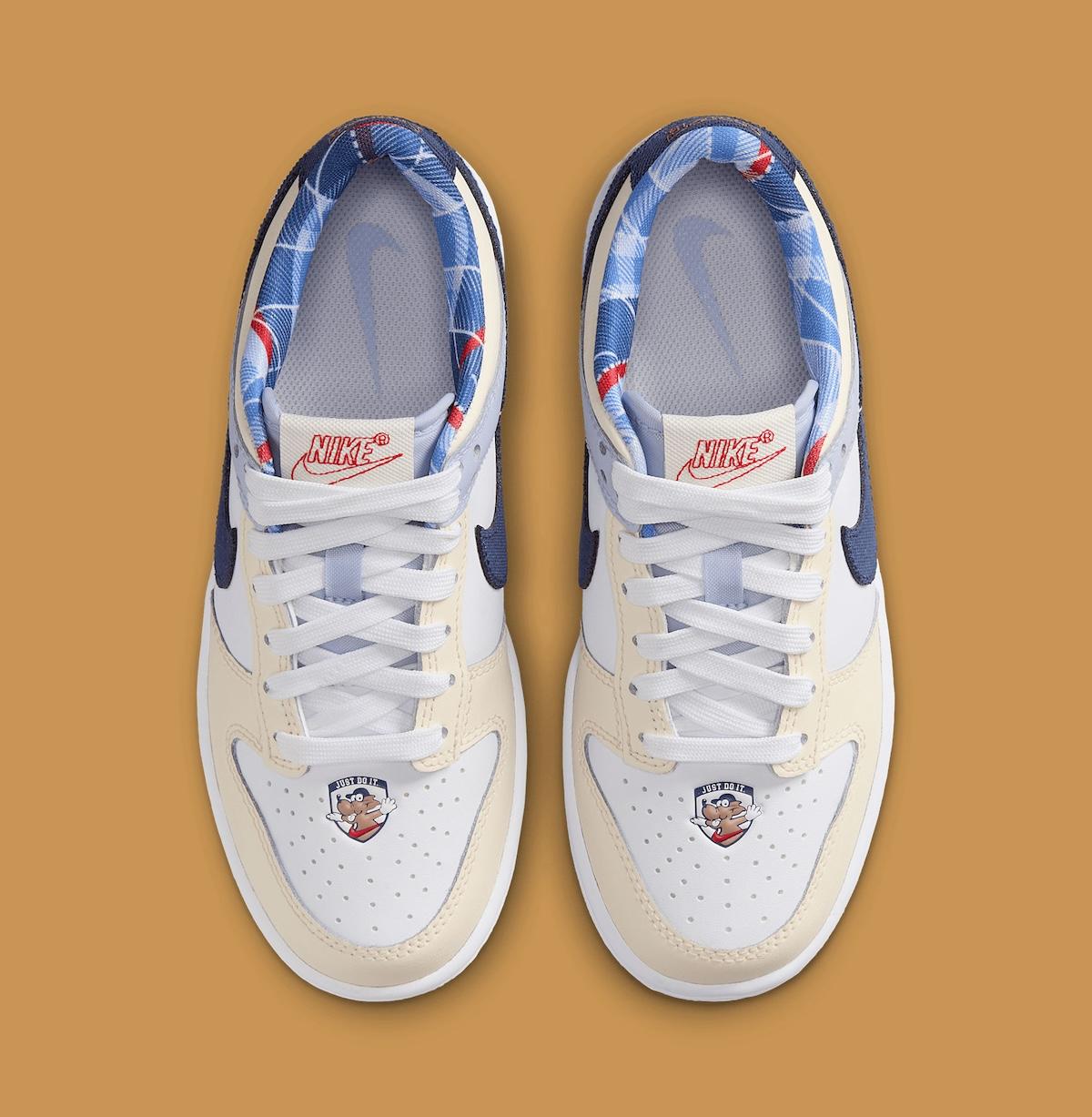 耐克 GS "Just Do It "套裝包括 Air Force 1 和 Dunk Low Nike Dunk Low, Nike Air Force 1 Low, Nike Air Force 1, Nike - 耐克 GS "Just Do It "套裝包括 Air Force 1 和 Dunk Low