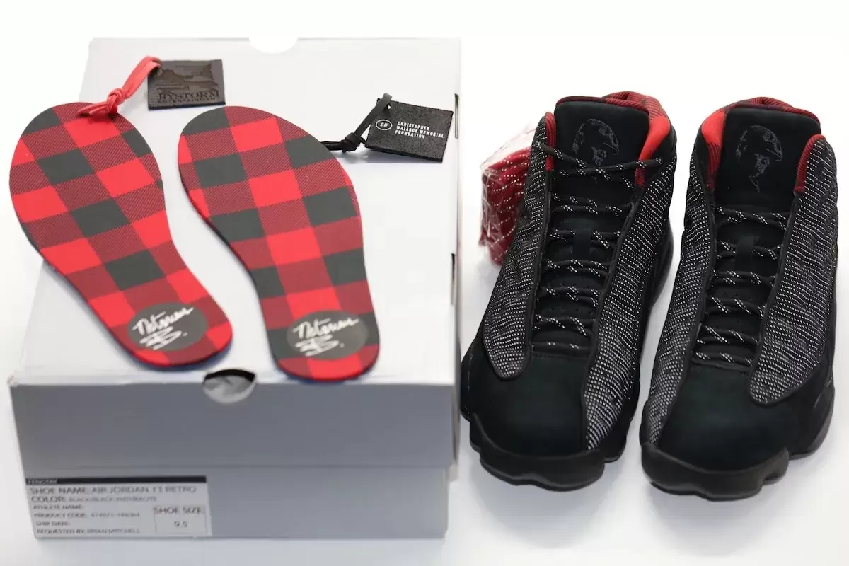 Air Jordan 13, Air Jordan 1, Air Jordan - 惡名昭彰的 B.I.G. x Air Jordan 13 樣品的詳細介紹