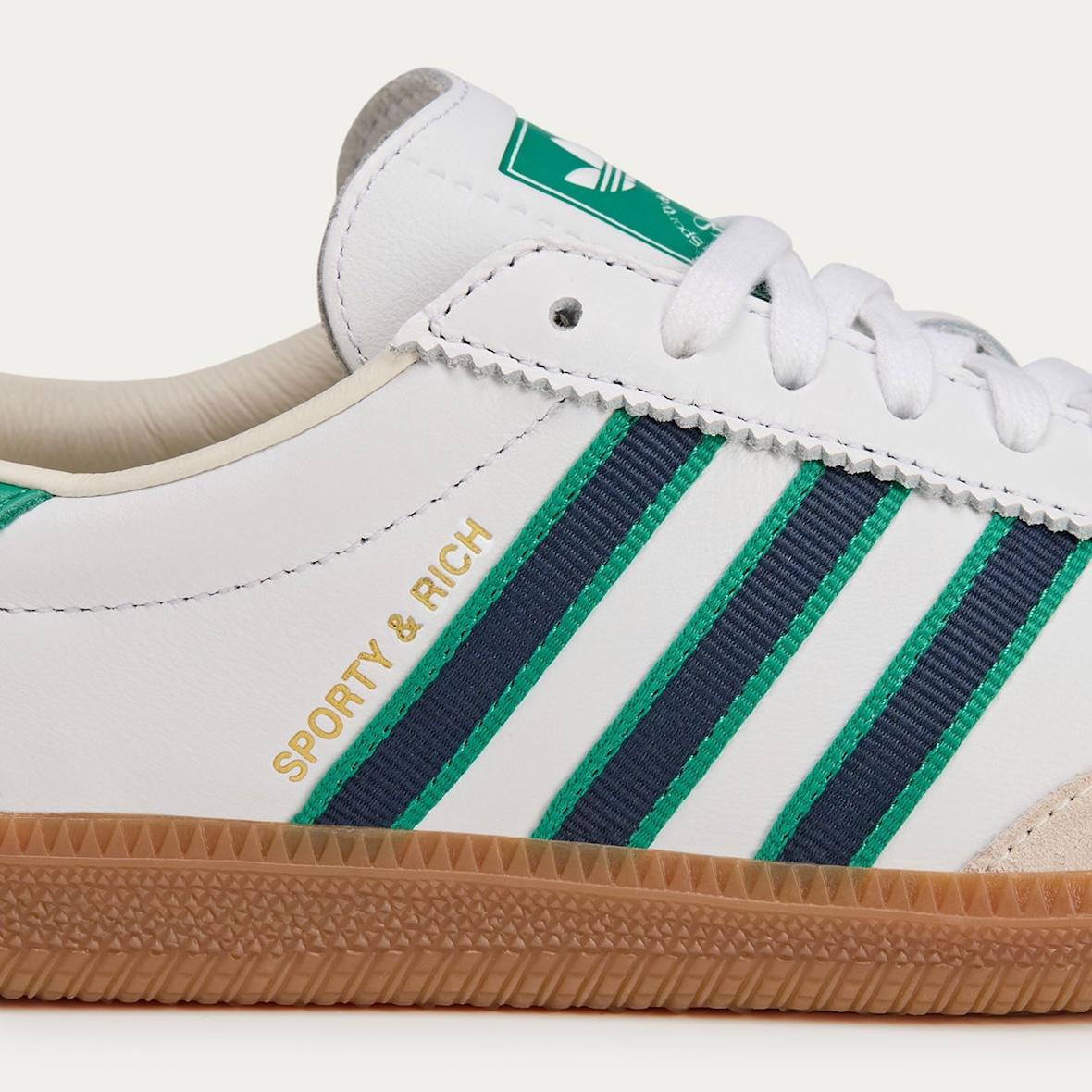 阿迪達斯 Samba 再次加入 "運動與財富 "系列 Sporty & Rich, adidas Samba, adidas - 阿迪達斯 Samba 再次加入 "運動與財富 "系列