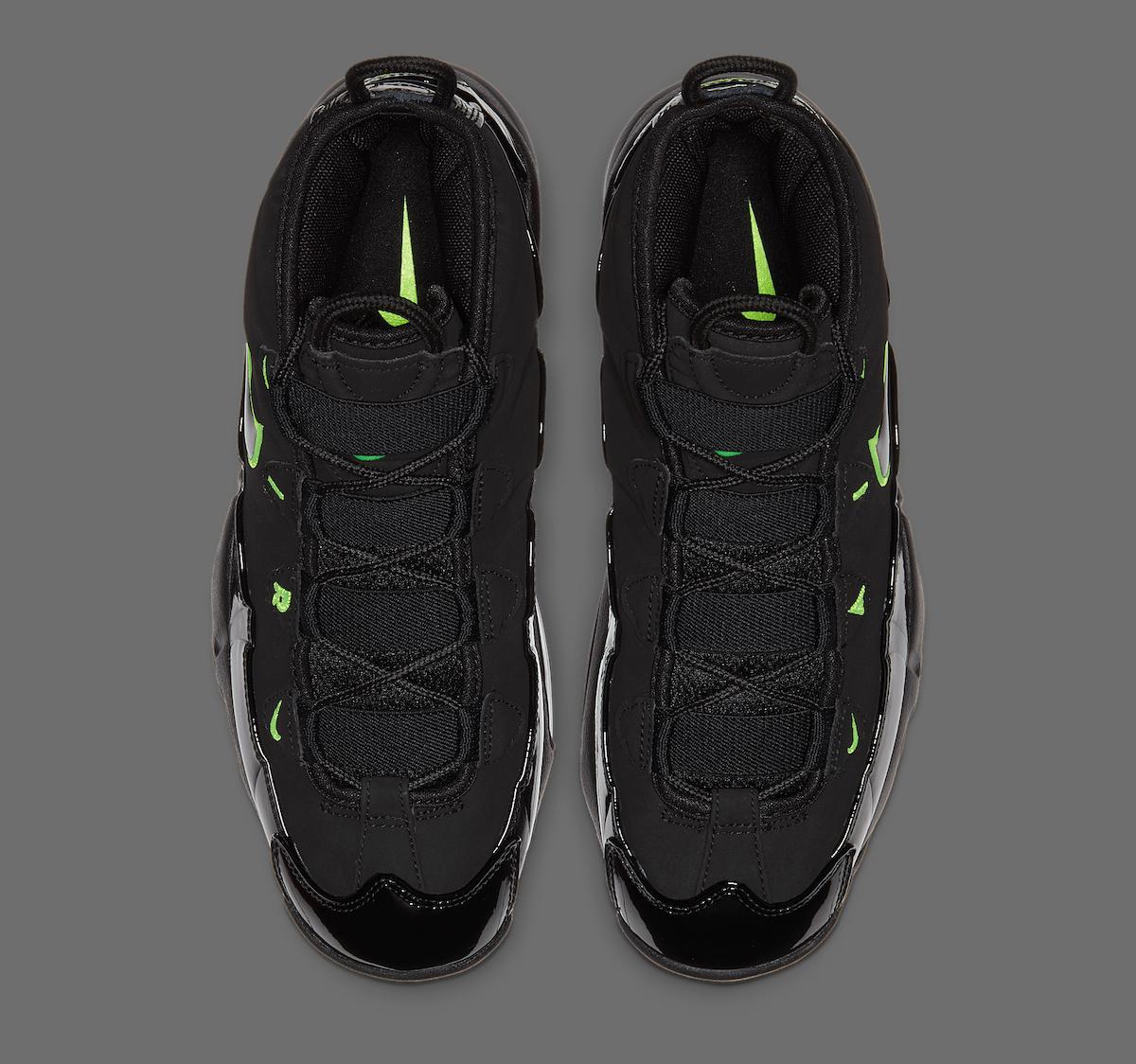 Nike Air Max Uptempo 95 Black Volt pair shot Nike Air Max Uptempo 95 Black Volt pair shot