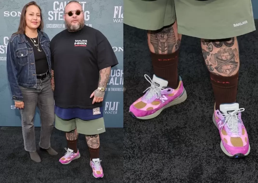 New Balance 992, New Balance, Action Bronson - 動作布朗森 x New Balance 992 "宇宙玫瑰 "亮相紅毯