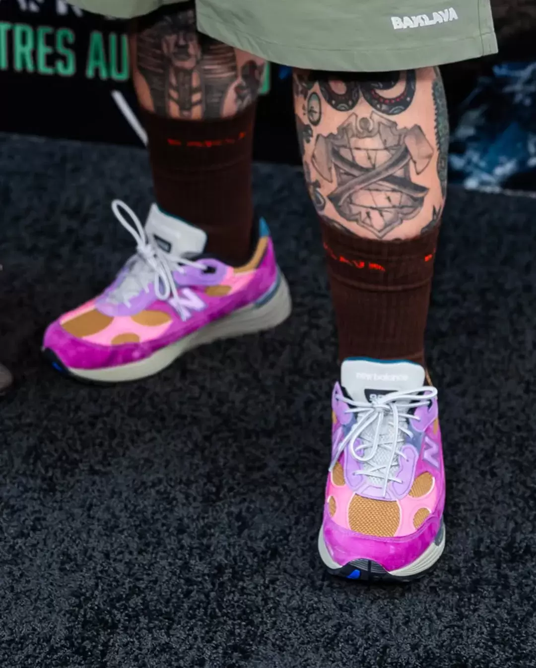動作布朗森 x New Balance 992 "宇宙玫瑰 "亮相紅毯 New Balance 992, New Balance, Action Bronson - 動作布朗森 x New Balance 992 "宇宙玫瑰 "亮相紅毯