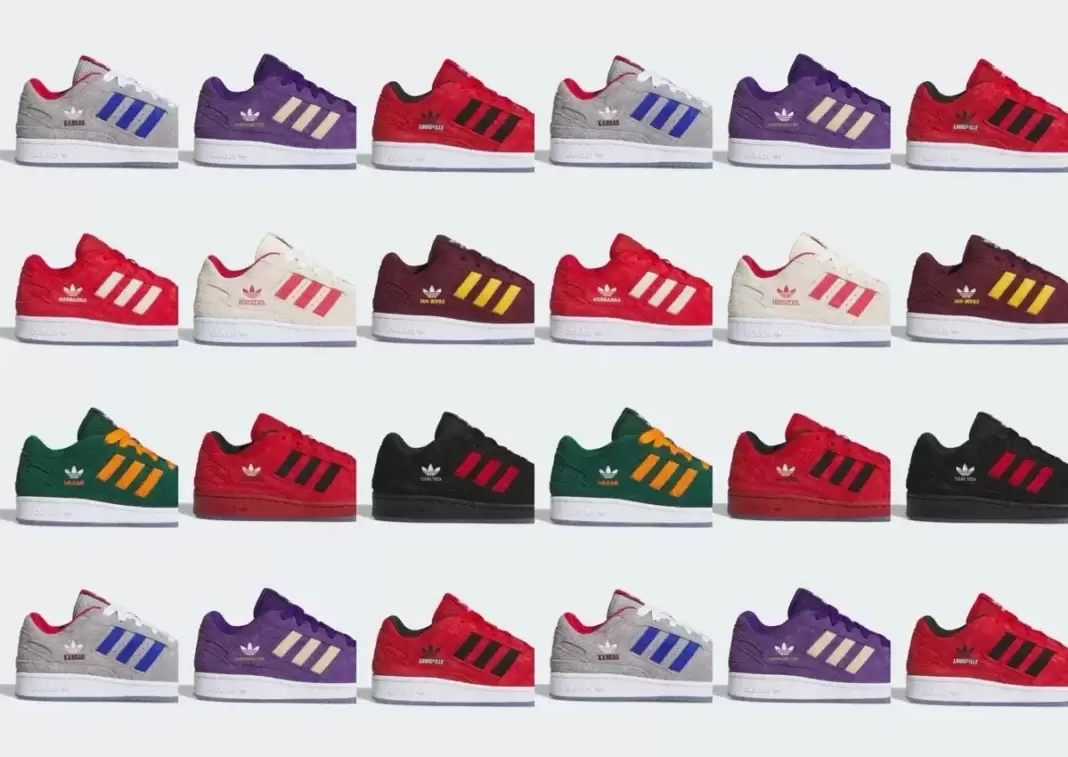 adidas Forum Lo, adidas - adidas Forum Low CL 代表 "NCAA "的新包裝