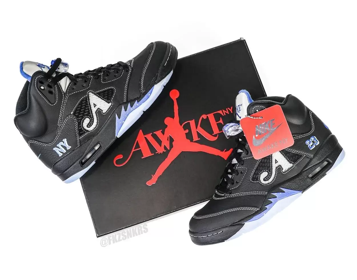 Awake NY x Air Jordan 5 "快艇藍 "8月30日發佈 Awake NY, Air Jordan 5, Air Jordan - Awake NY x Air Jordan 5 "快艇藍 "8月30日發佈