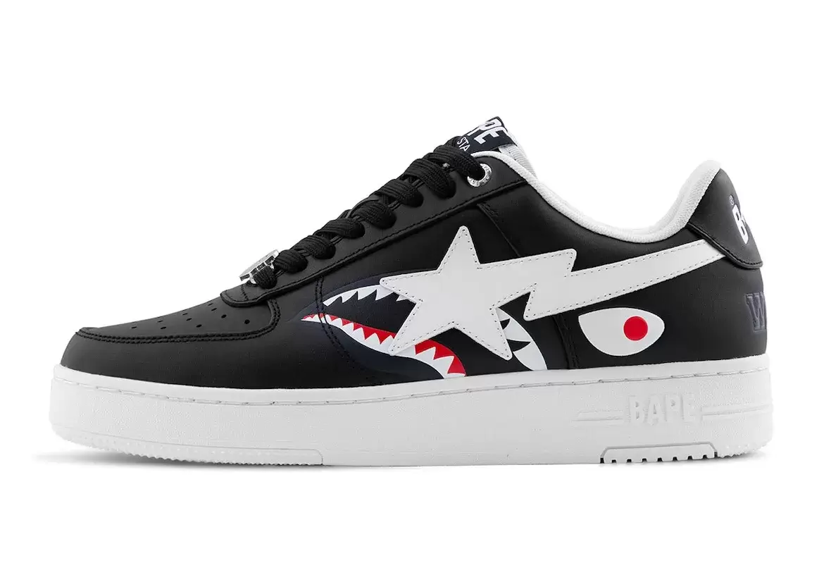 BAPE 重現標志性的 BAPE STA Shark(鯊魚圖案 Bape Bapesta, BAPE - BAPE 重現標志性的 BAPE STA Shark(鯊魚圖案