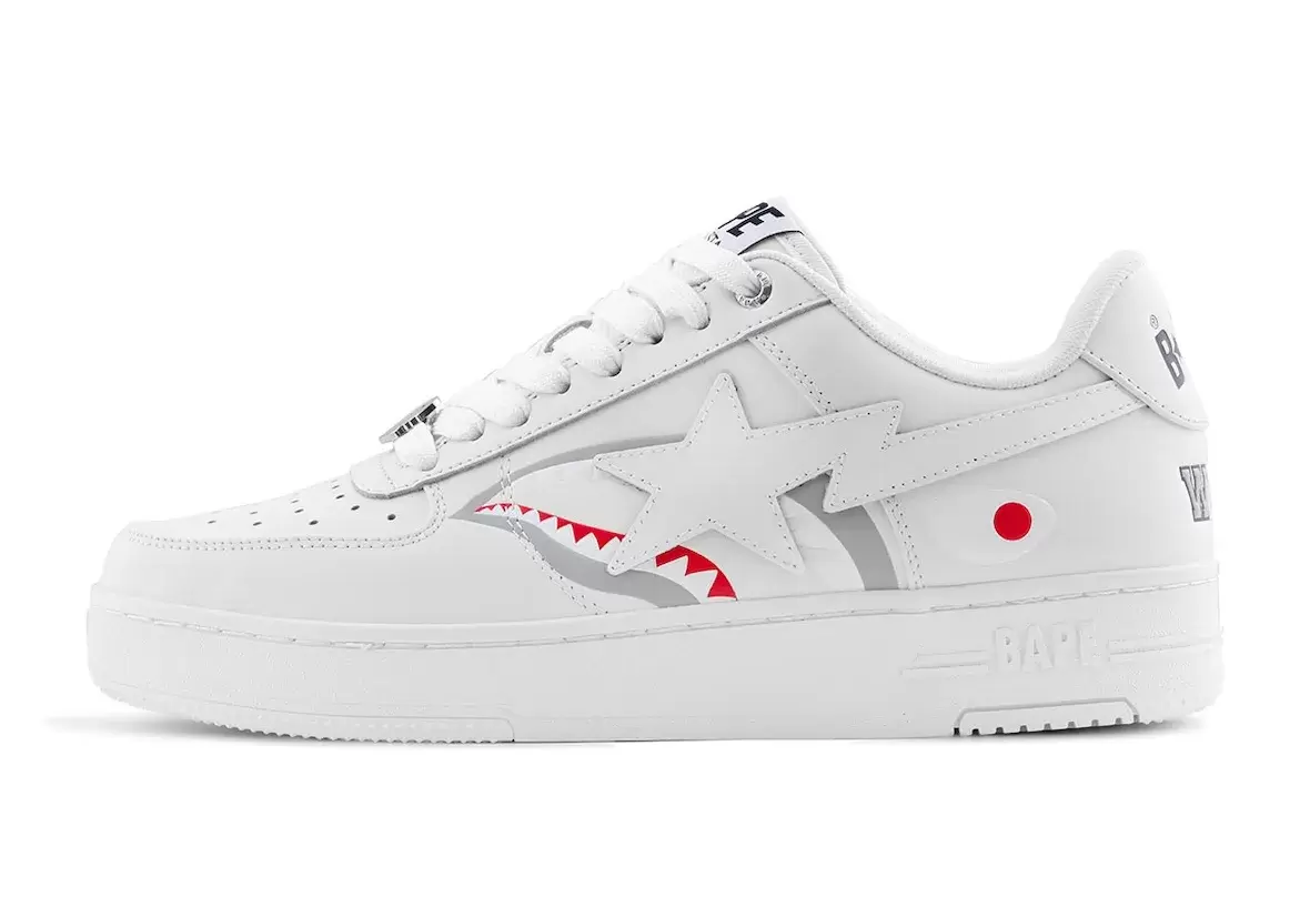 BAPE 重現標志性的 BAPE STA Shark(鯊魚圖案 Bape Bapesta, BAPE - BAPE 重現標志性的 BAPE STA Shark(鯊魚圖案