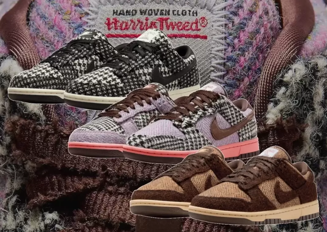 Nike Dunk Low, Nike - 哈里斯斜紋軟呢 x 耐克 Dunk Low 包 9 月 3 日發佈