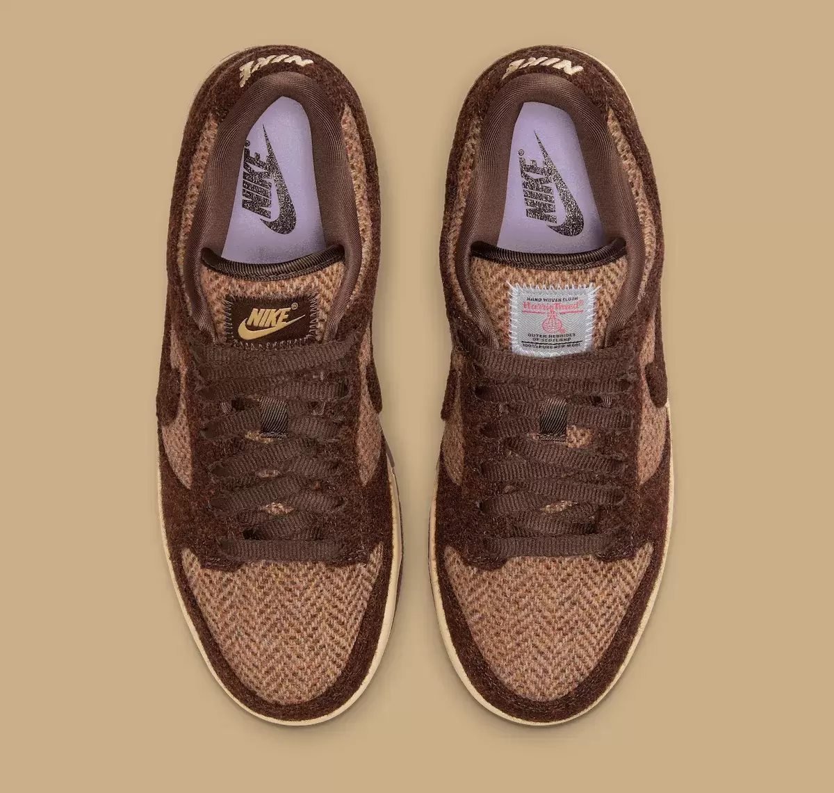 哈里斯斜紋軟呢 x 耐克 Dunk Low 包 9 月 3 日發佈 Nike Dunk Low, Nike - 哈里斯斜紋軟呢 x 耐克 Dunk Low 包 9 月 3 日發佈