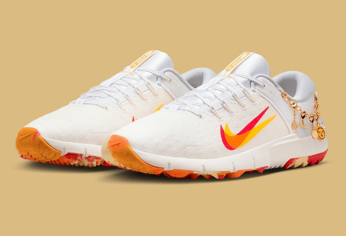 Nelly Korda x Nike Free Golf 配備金色吊飾 Nike Golf, Nike Free, Nike - Nelly Korda x Nike Free Golf 配備金色吊飾