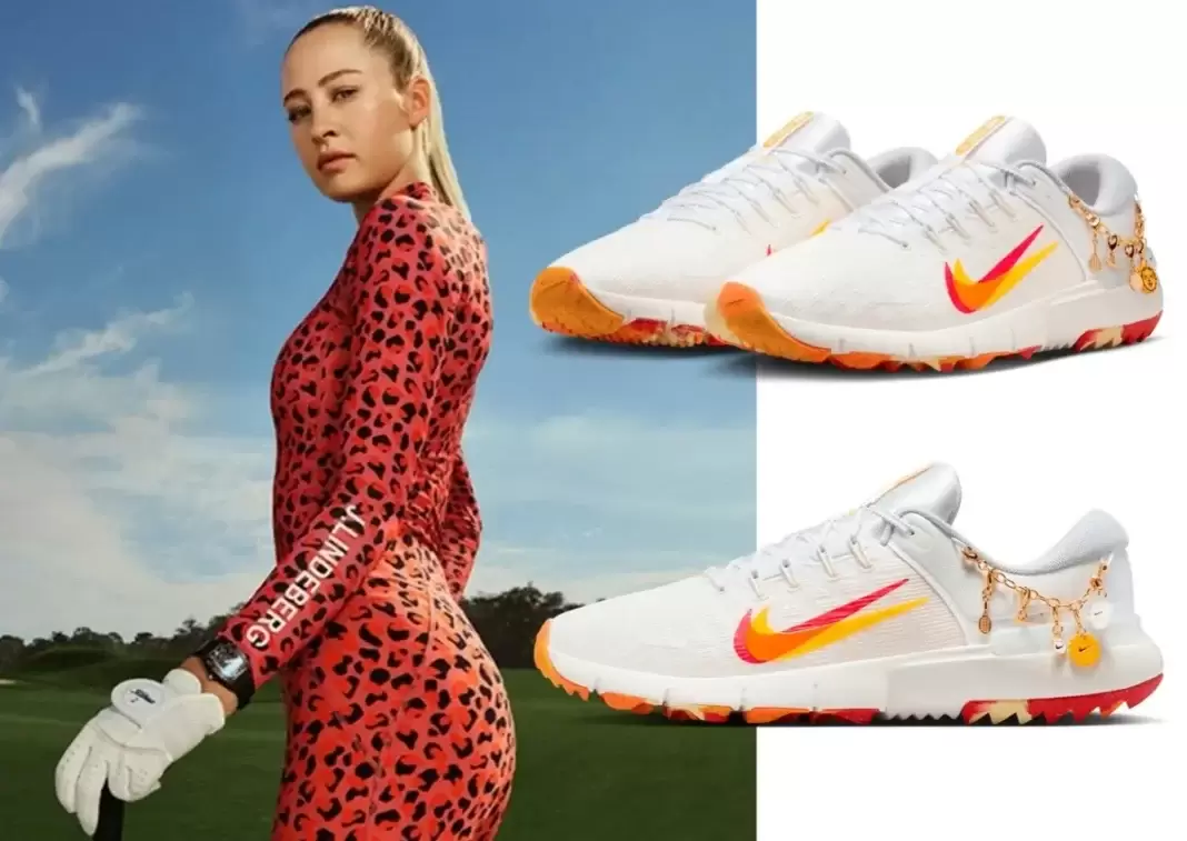 Nike Golf, Nike Free, Nike - Nelly Korda x Nike Free Golf 配備金色吊飾