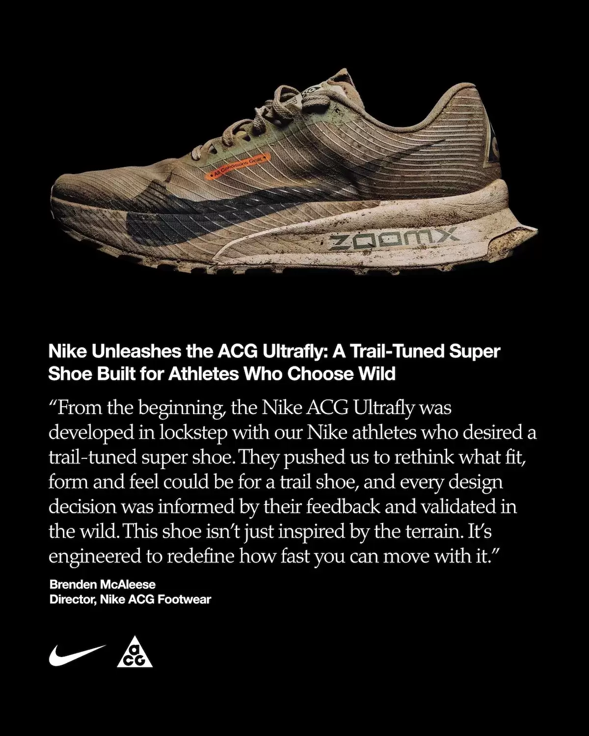 Nike ACG Ultrafly, Nike ACG, Nike - 耐克最新款 ACG Ultrafly 跑步機 2026 年春季亮相