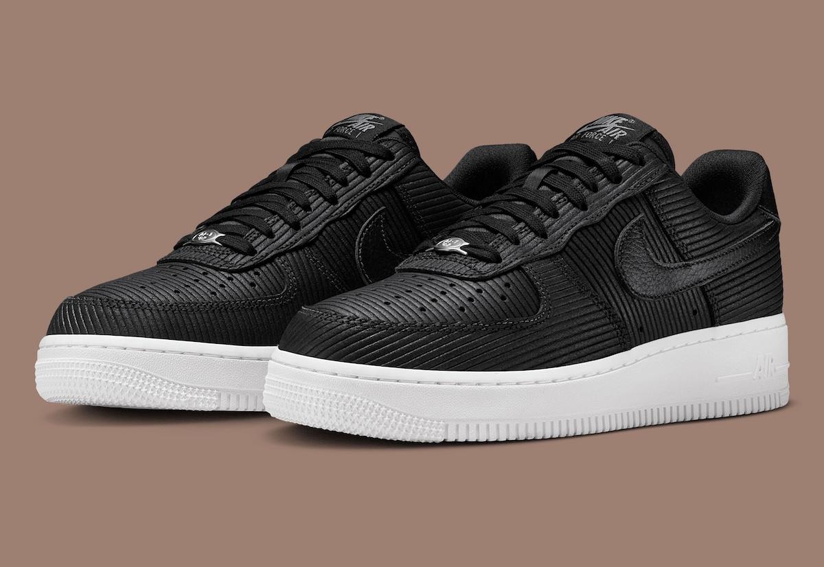 耐克 Air Force 1 低配版 "黑色 "加入 "燈芯絨 "系列 Nike Air Force 1 Low, Nike Air Force 1, Nike - 耐克 Air Force 1 低配版 "黑色 "加入 "燈芯絨 "系列