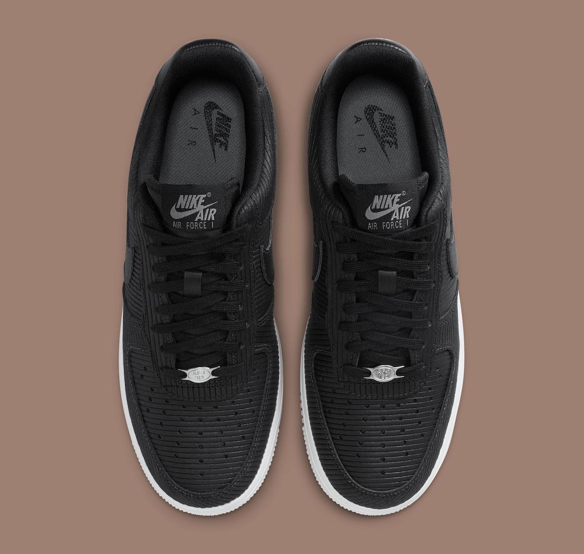 耐克 Air Force 1 低配版 "黑色 "加入 "燈芯絨 "系列 Nike Air Force 1 Low, Nike Air Force 1, Nike - 耐克 Air Force 1 低配版 "黑色 "加入 "燈芯絨 "系列