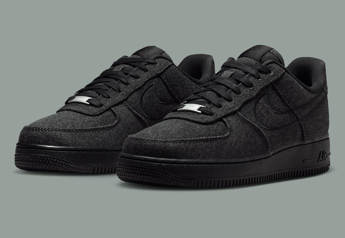 耐克 Air Force 1 低配版 "黑色牛仔布 "將比白色 AF1 更耐看 Nike Air Force 1 Low, Nike Air Force 1, Air Jordan 3 - 耐克 Air Force 1 低配版 "黑色牛仔布 "將比白色 AF1 更耐看