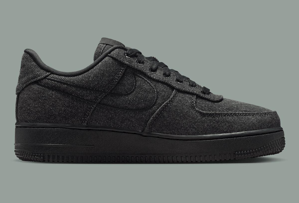 耐克 Air Force 1 低配版 "黑色牛仔布 "將比白色 AF1 更耐看 Nike Air Force 1 Low, Nike Air Force 1, Air Jordan 3 - 耐克 Air Force 1 低配版 "黑色牛仔布 "將比白色 AF1 更耐看