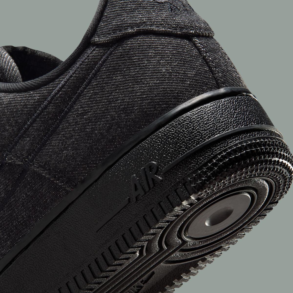 耐克 Air Force 1 低配版 "黑色牛仔布 "將比白色 AF1 更耐看 Nike Air Force 1 Low, Nike Air Force 1, Air Jordan 3 - 耐克 Air Force 1 低配版 "黑色牛仔布 "將比白色 AF1 更耐看