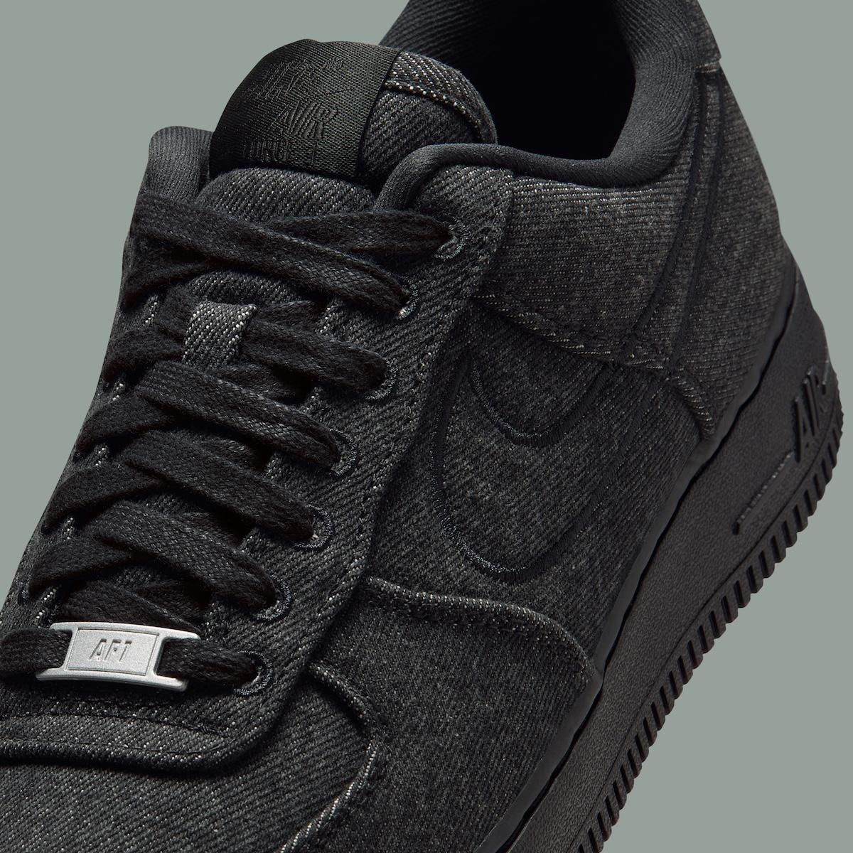 耐克 Air Force 1 低配版 "黑色牛仔布 "將比白色 AF1 更耐看 Nike Air Force 1 Low, Nike Air Force 1, Air Jordan 3 - 耐克 Air Force 1 低配版 "黑色牛仔布 "將比白色 AF1 更耐看