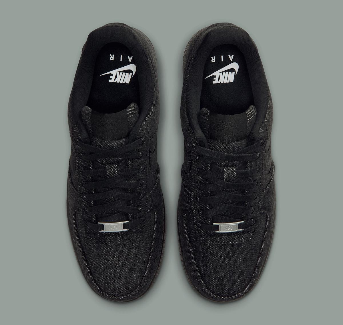 耐克 Air Force 1 低配版 "黑色牛仔布 "將比白色 AF1 更耐看 Nike Air Force 1 Low, Nike Air Force 1, Air Jordan 3 - 耐克 Air Force 1 低配版 "黑色牛仔布 "將比白色 AF1 更耐看