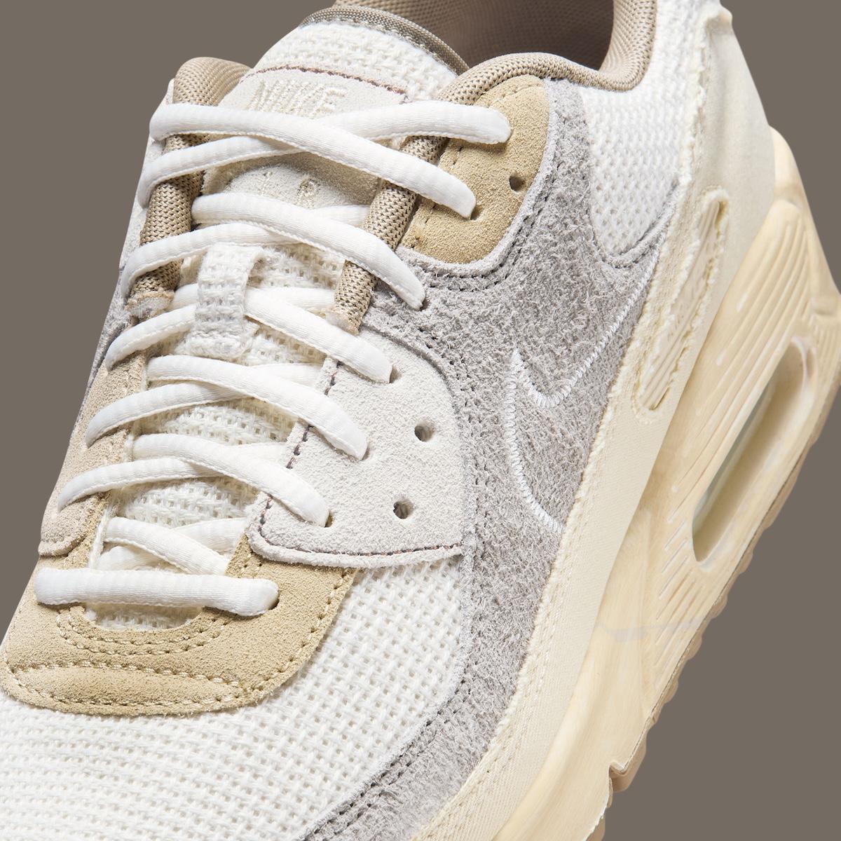 Nike Air Max 90, Nike Air Max, Nike - 耐克 Air Max 90 PRM "淡象牙色 "以樸素的中性色調亮相
