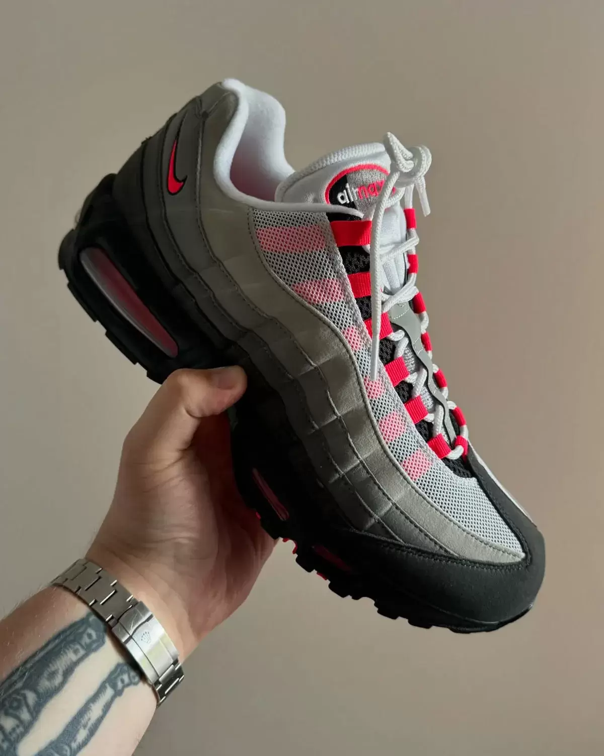 耐克 Air Max 95 OG "太陽紅 "2025 年秋季發佈 Nike Air Max 95, Nike Air Max, Nike - 耐克 Air Max 95 OG "太陽紅 "2025 年秋季發佈