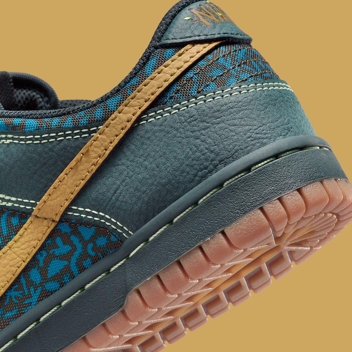 耐克 Dunk Low GS 採用瘋狂的顏色和圖案 Nike Dunk Low, Nike - 耐克 Dunk Low GS 採用瘋狂的顏色和圖案