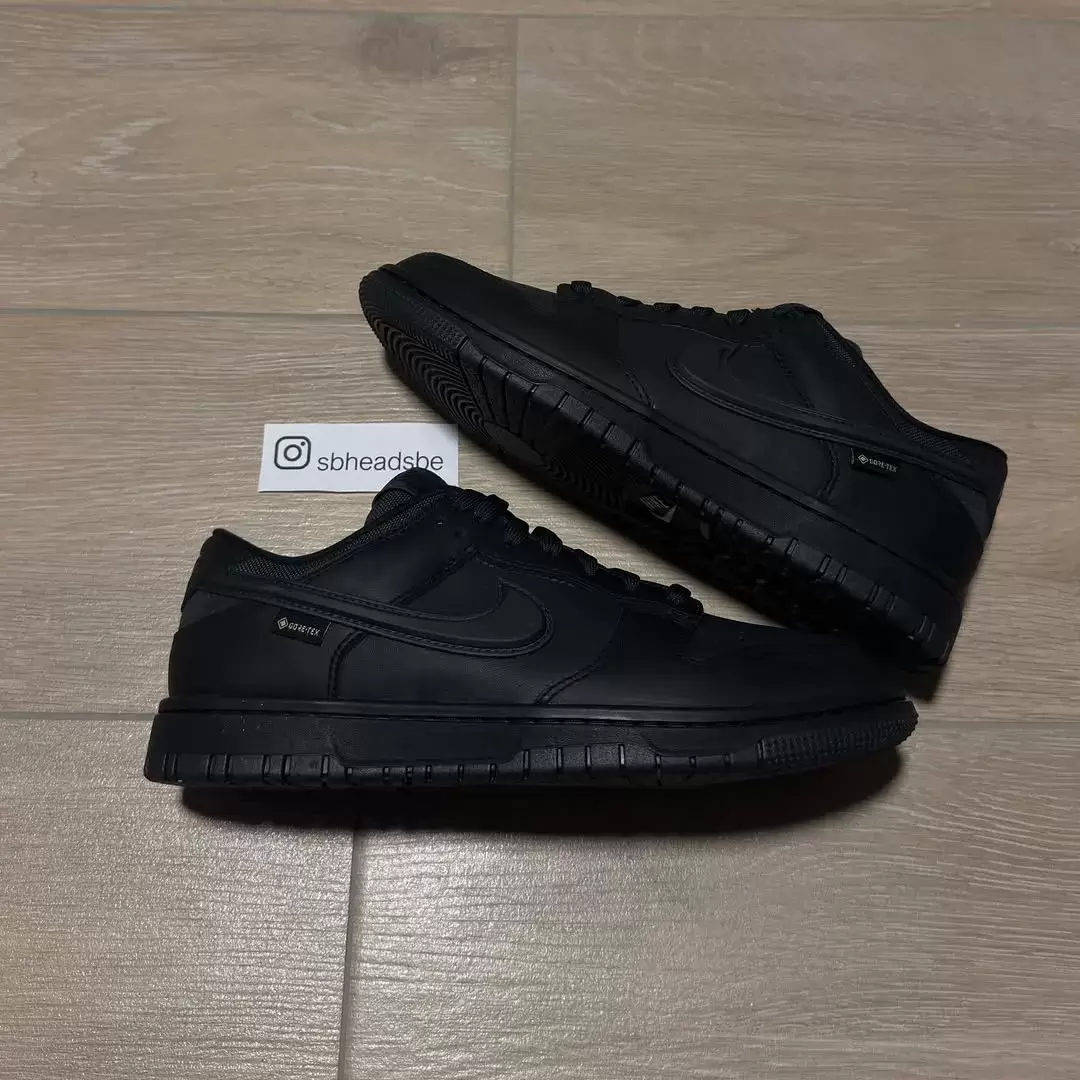 耐克 Dunk Low GTX "三重黑 "擴展全天候產品陣容 Nike Dunk Low, Nike - 耐克 Dunk Low GTX "三重黑 "擴展全天候產品陣容