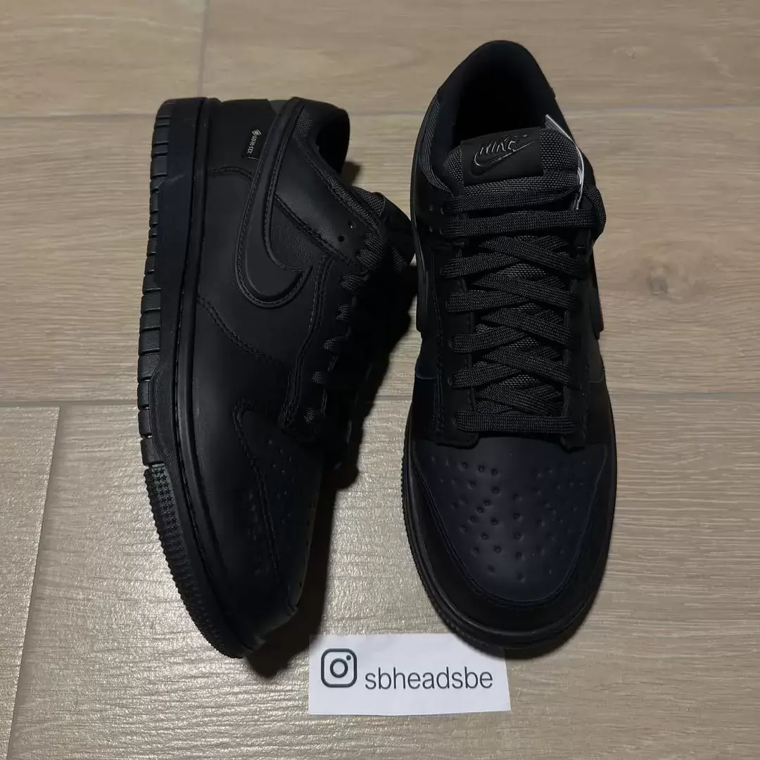 耐克 Dunk Low GTX "三重黑 "擴展全天候產品陣容 Nike Dunk Low, Nike - 耐克 Dunk Low GTX "三重黑 "擴展全天候產品陣容
