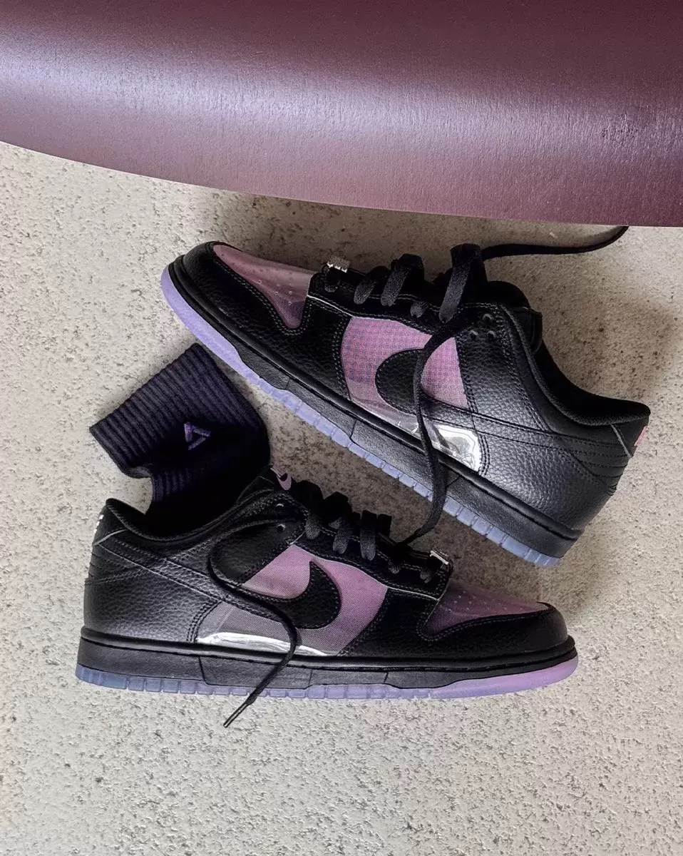 耐克 Dunk Low "粉色崛起 "加入透明運動鞋潮流 Nike Dunk Low, Nike Air Max 1, Nike, CLOT - 耐克 Dunk Low "粉色崛起 "加入透明運動鞋潮流
