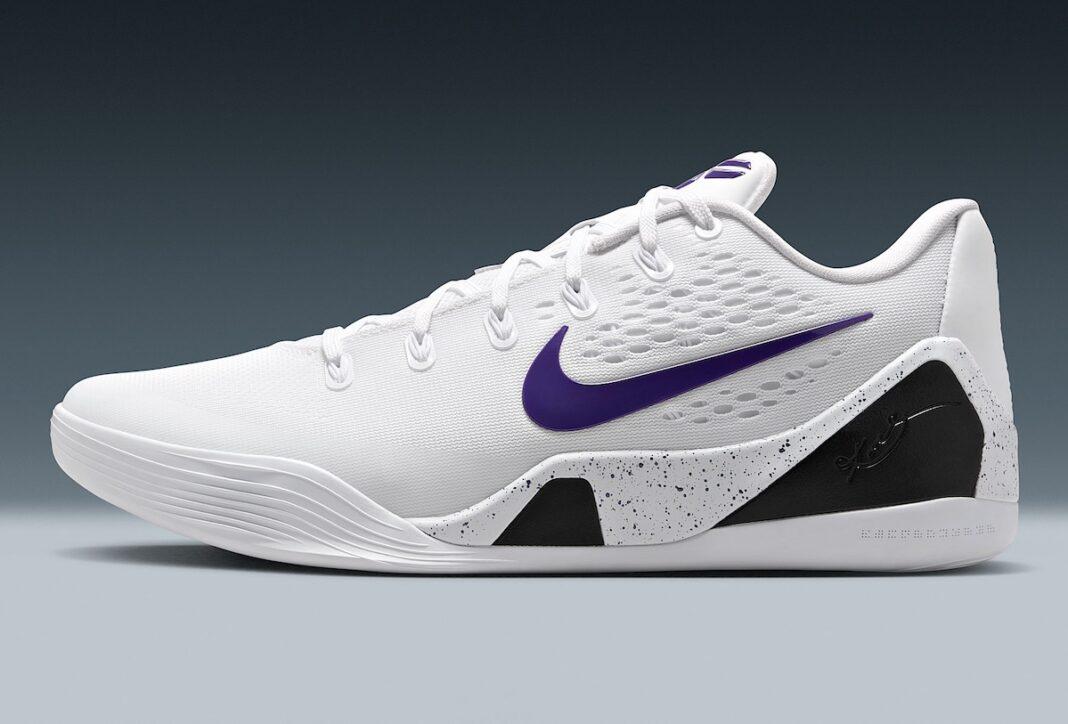 Nike Kobe 9 Low, Nike Kobe 9 EM, Nike Kobe 9, Nike - 耐克 Kobe 9 EM Low Protro "白色/球場紫色 "現已上市（2025 年 7 月）