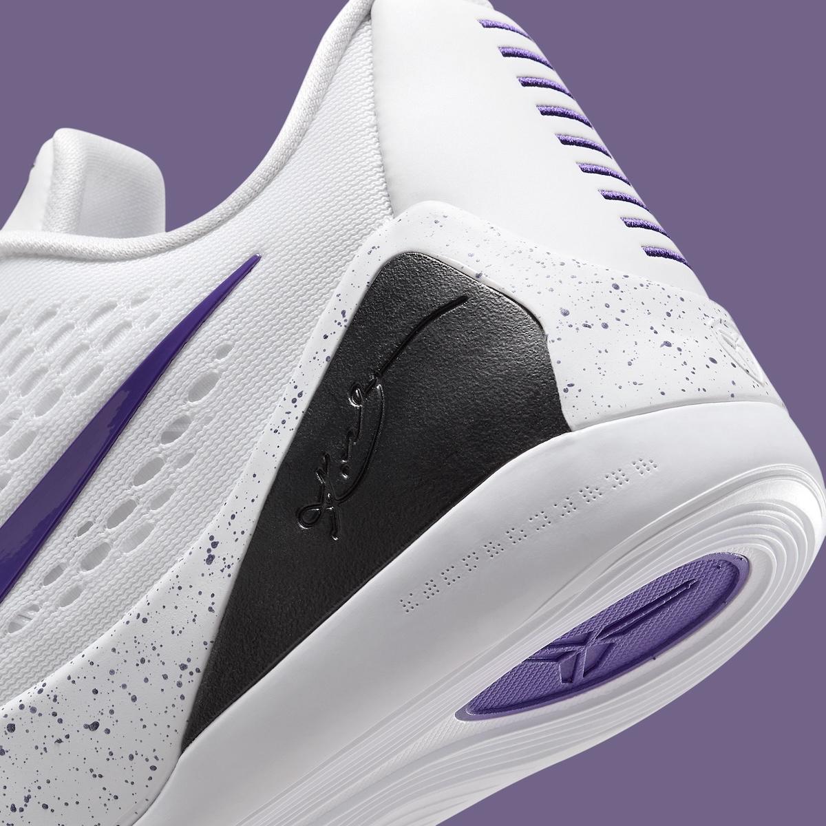 耐克 Kobe 9 EM Low Protro "白色/球場紫色 "現已上市(2025 年 7 月) Nike Kobe 9 Low, Nike Kobe 9 EM, Nike Kobe 9, Nike - 耐克 Kobe 9 EM Low Protro "白色/球場紫色 "現已上市(2025 年 7 月)