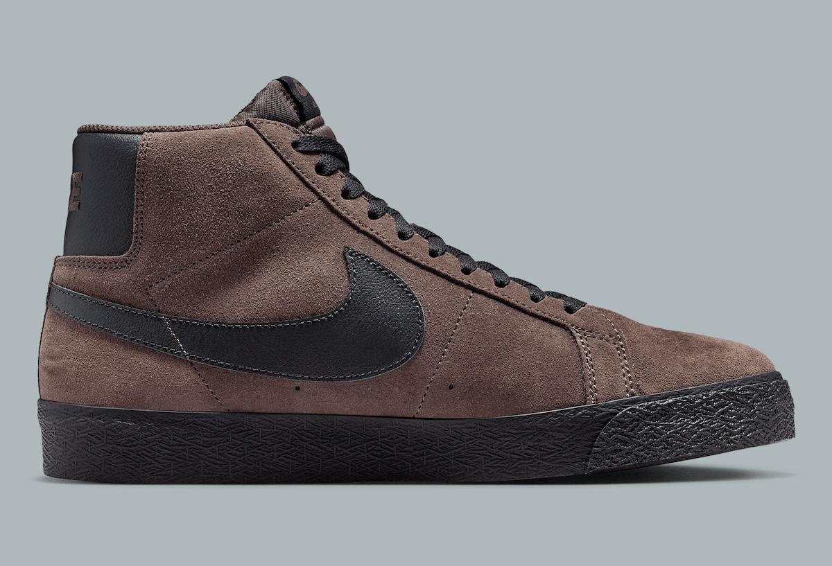 耐克 SB Blazer Mid "棕/黑 "系列讓人聯想起 Travis Scott 的配色系列 Travis Scott, Nike SB Blazer Mid, Nike SB Blazer, Nike - 耐克 SB Blazer Mid "棕/黑 "系列讓人聯想起 Travis Scott 的配色系列