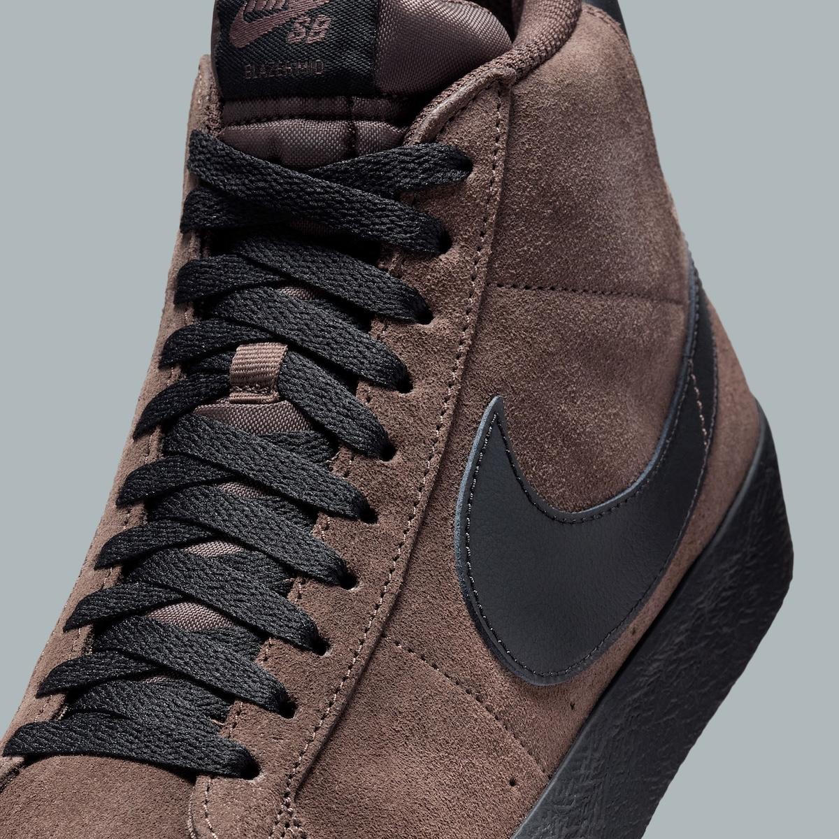 耐克 SB Blazer Mid "棕/黑 "系列讓人聯想起 Travis Scott 的配色系列 Travis Scott, Nike SB Blazer Mid, Nike SB Blazer, Nike - 耐克 SB Blazer Mid "棕/黑 "系列讓人聯想起 Travis Scott 的配色系列