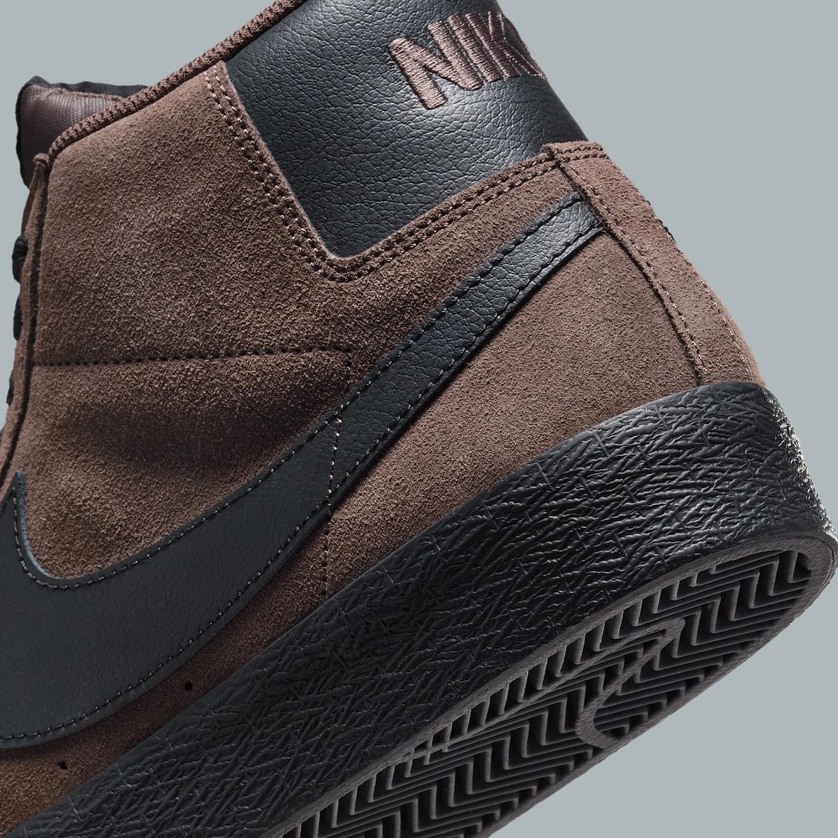 耐克 SB Blazer Mid "棕/黑 "系列讓人聯想起 Travis Scott 的配色系列 Travis Scott, Nike SB Blazer Mid, Nike SB Blazer, Nike - 耐克 SB Blazer Mid "棕/黑 "系列讓人聯想起 Travis Scott 的配色系列