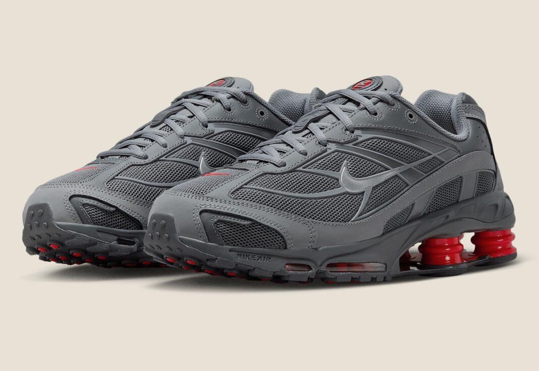 Nike Shox Ride 2, Nike Shox, Nike - 耐克 Shox Ride 2 "煙灰色/大學紅 "增添夜光效果