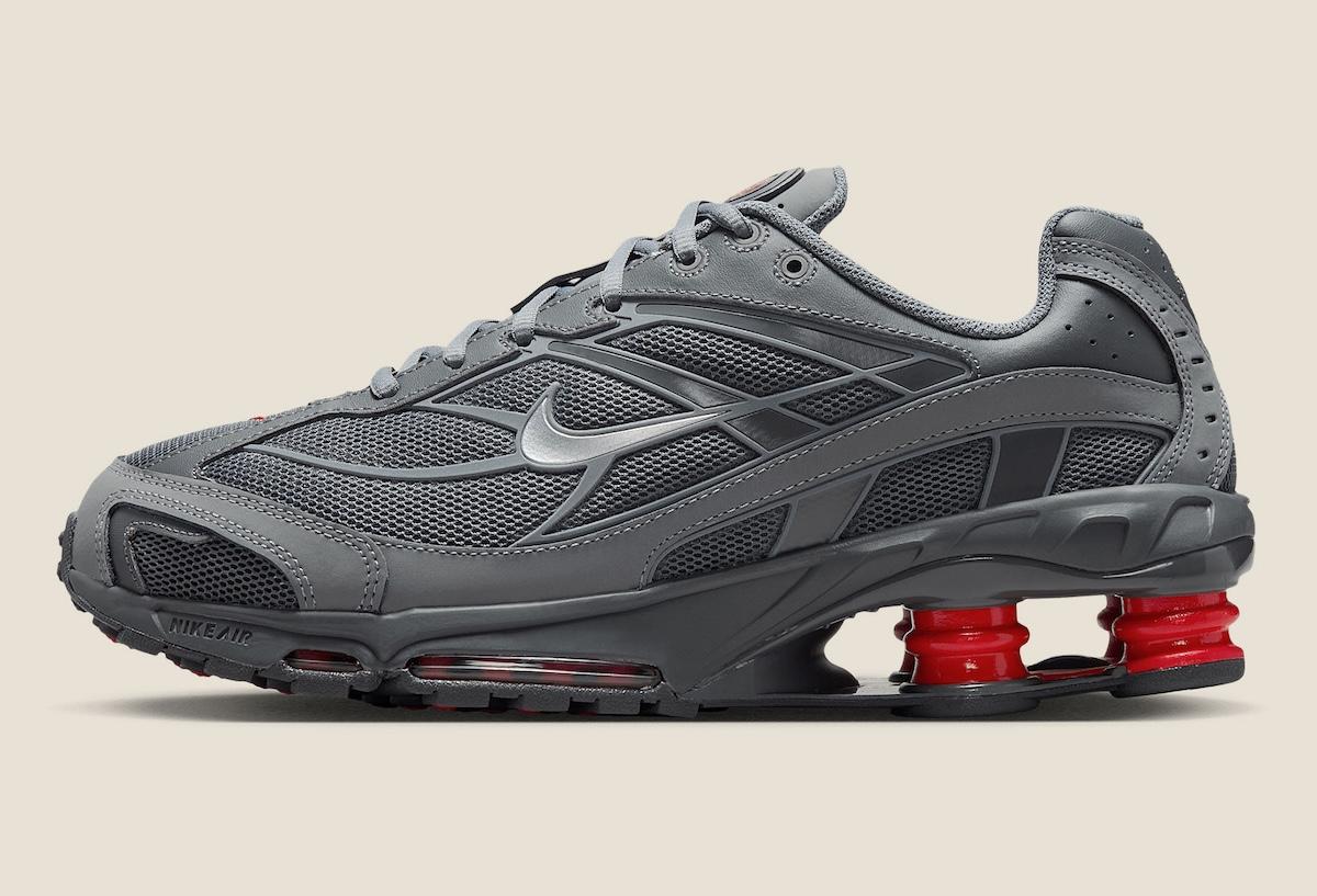 Nike Shox Ride 2, Nike Shox, Nike - 耐克 Shox Ride 2 "煙灰色/大學紅 "增添夜光效果