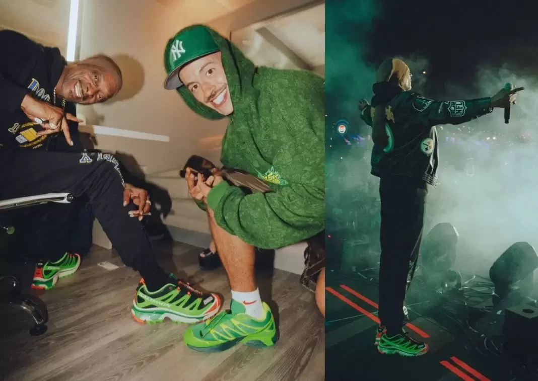 Salomon, END - 史努比-道格（Snoop Dogg）身着 Feid x 薩洛蒙 XT-4 "親友團 "亮相 "硬夏 2025