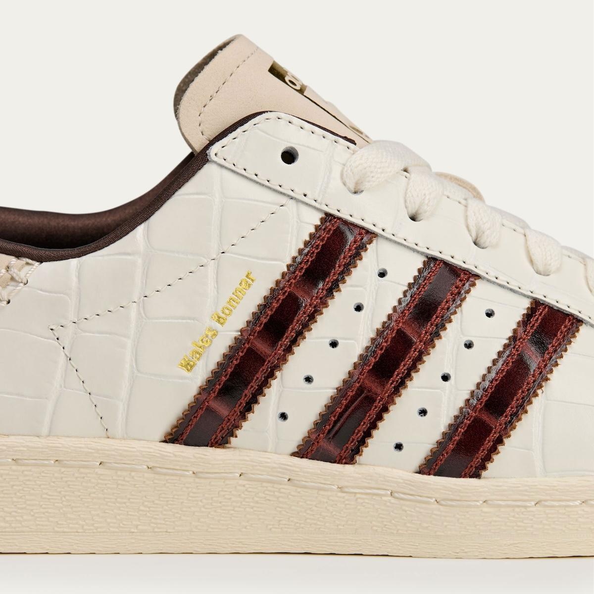 威爾斯-邦納 x adidas Superstar 鱷魚系列 "狐狸棕 "回歸 Wales Bonner, adidas superstar, adidas - 威爾斯-邦納 x adidas Superstar 鱷魚系列 "狐狸棕 "回歸