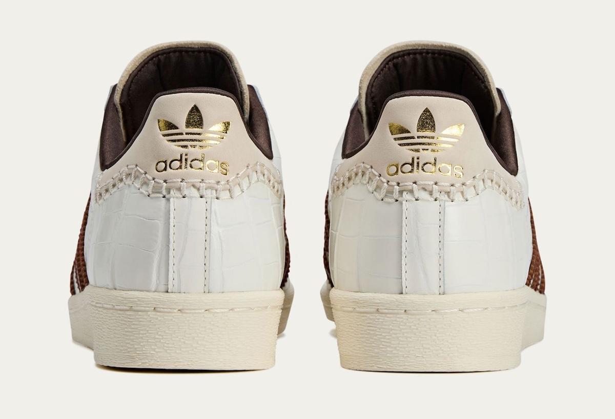 威爾斯-邦納 x adidas Superstar 鱷魚系列 "狐狸棕 "回歸 Wales Bonner, adidas superstar, adidas - 威爾斯-邦納 x adidas Superstar 鱷魚系列 "狐狸棕 "回歸