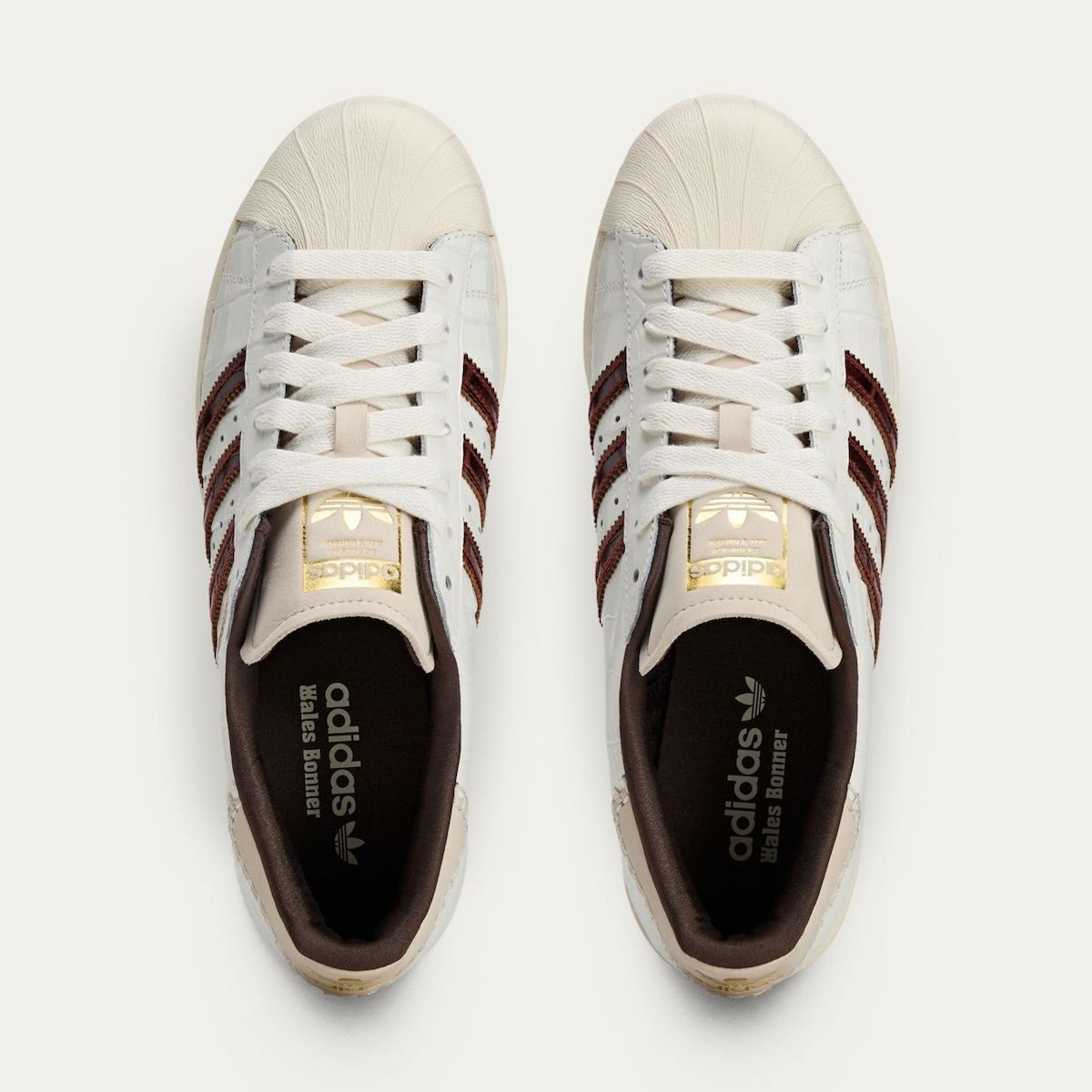 威爾斯-邦納 x adidas Superstar 鱷魚系列 "狐狸棕 "回歸 Wales Bonner, adidas superstar, adidas - 威爾斯-邦納 x adidas Superstar 鱷魚系列 "狐狸棕 "回歸