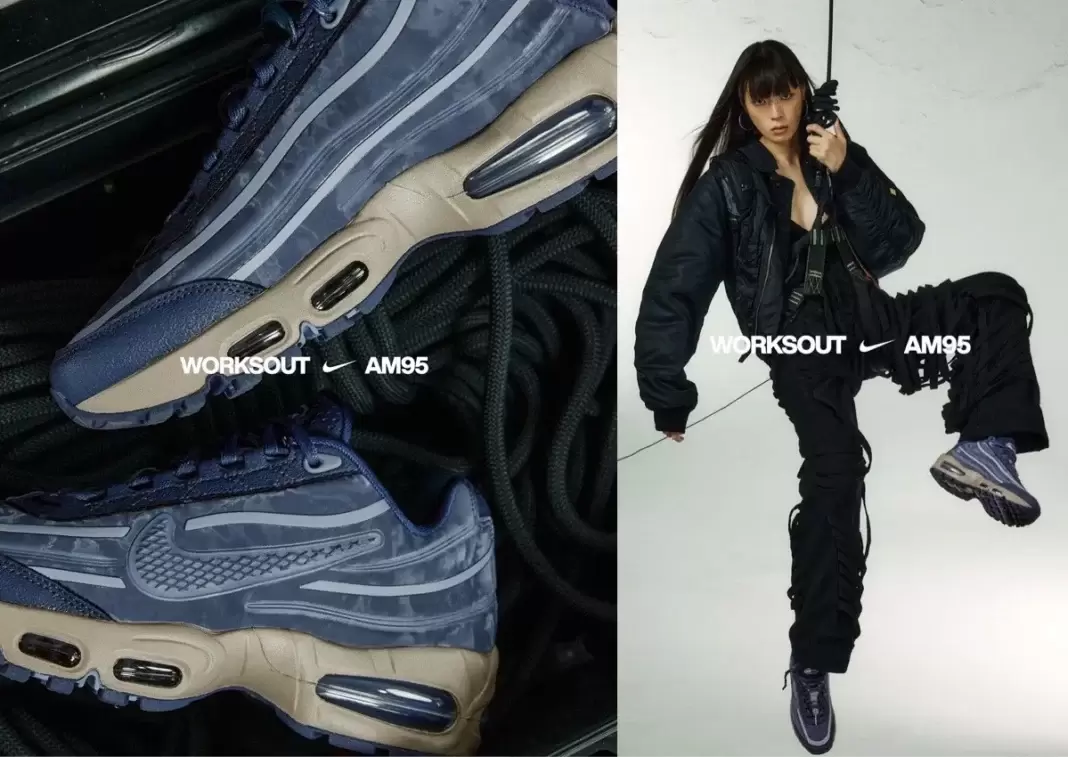 WORKSOUT, Nike Air Max 95, Nike Air Max, Nike - WORKSOUT x Nike Air Max 95 "雷霆藍 "2025 年 9 月發佈