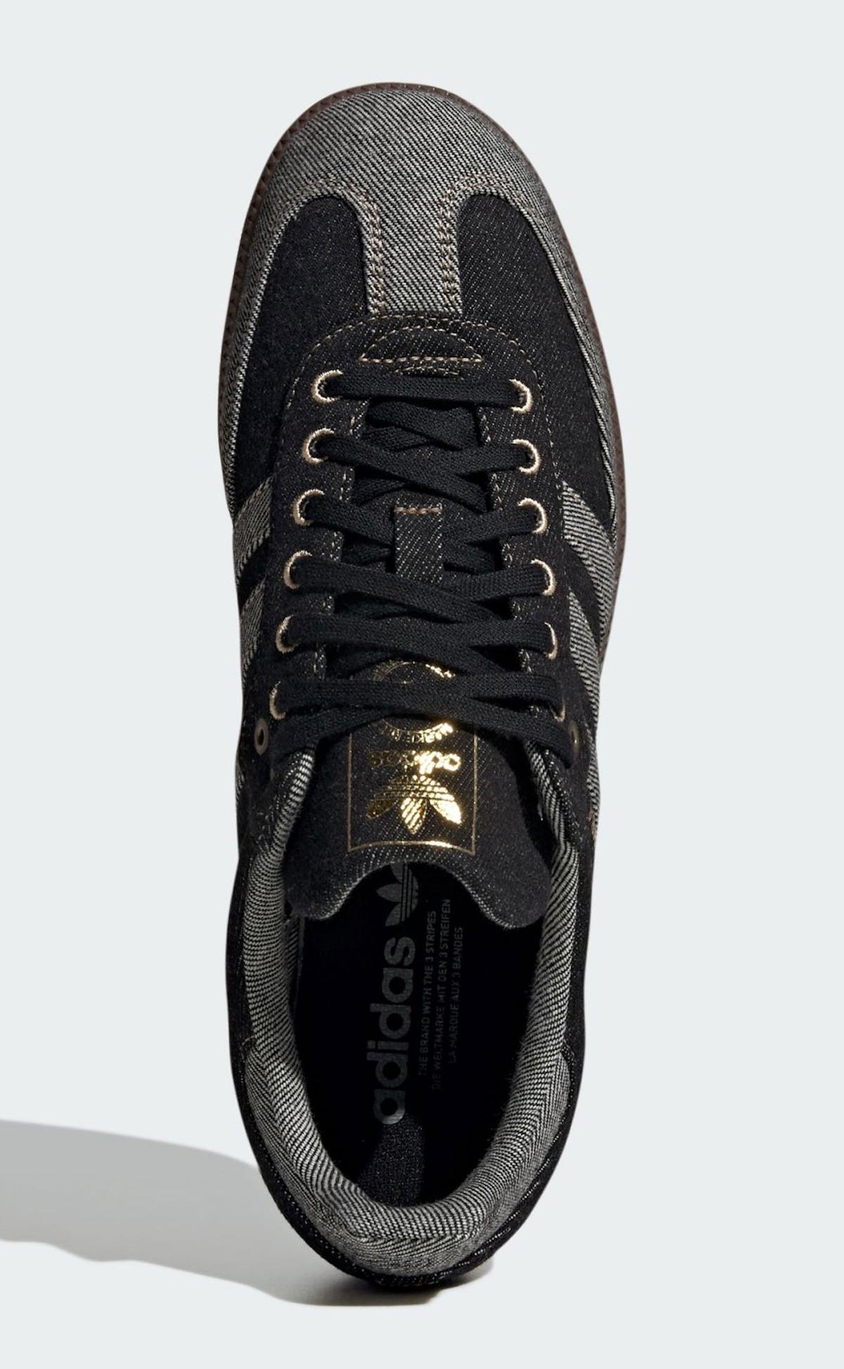 阿迪達斯 Samba 採用 "黑色牛仔布 "風格 adidas Samba, adidas - 阿迪達斯 Samba 採用 "黑色牛仔布 "風格