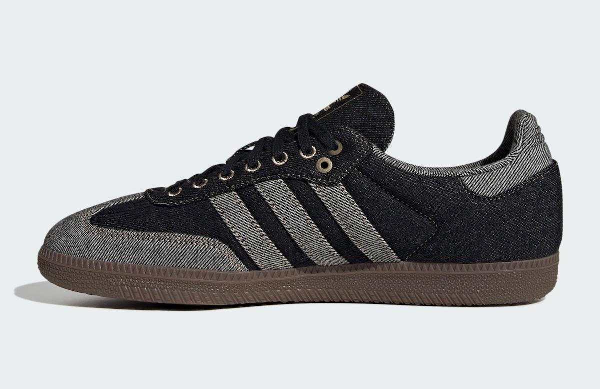 阿迪達斯 Samba 採用 "黑色牛仔布 "風格 adidas Samba, adidas - 阿迪達斯 Samba 採用 "黑色牛仔布 "風格