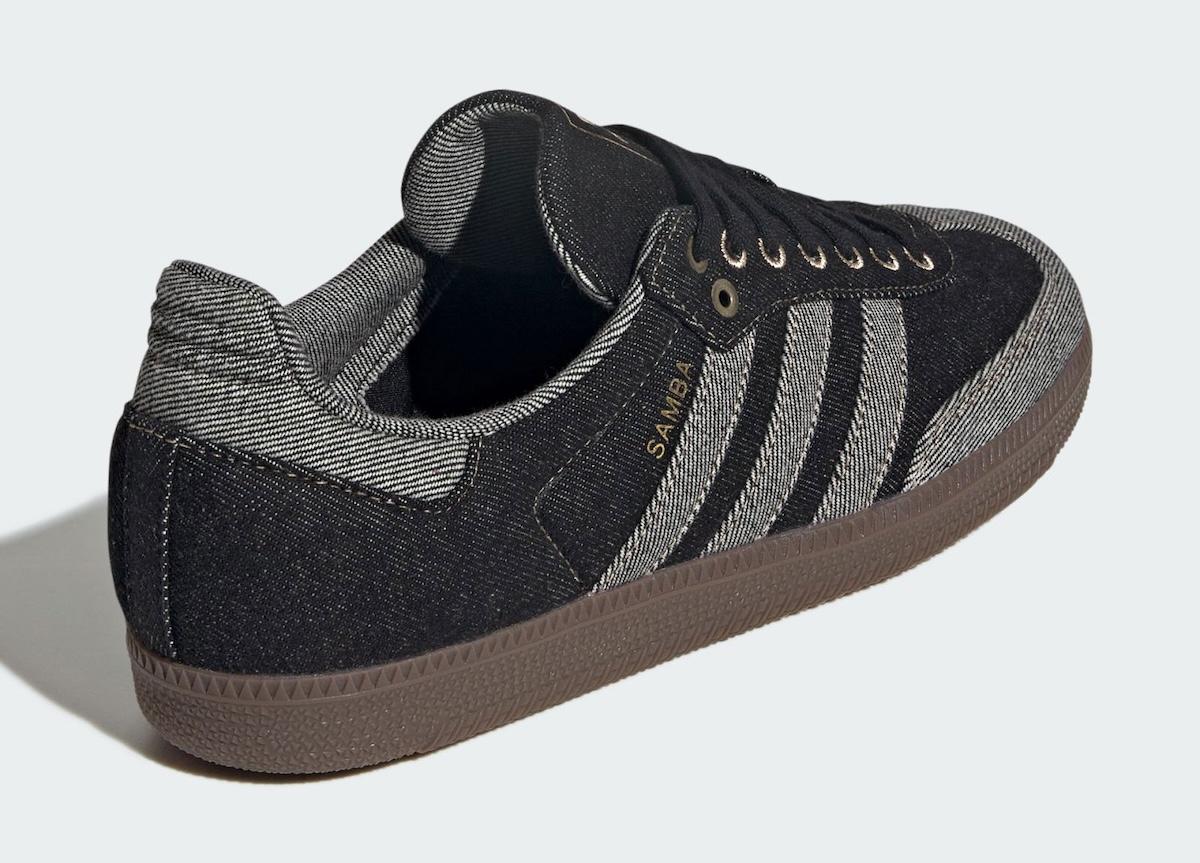 阿迪達斯 Samba 採用 "黑色牛仔布 "風格 adidas Samba, adidas - 阿迪達斯 Samba 採用 "黑色牛仔布 "風格