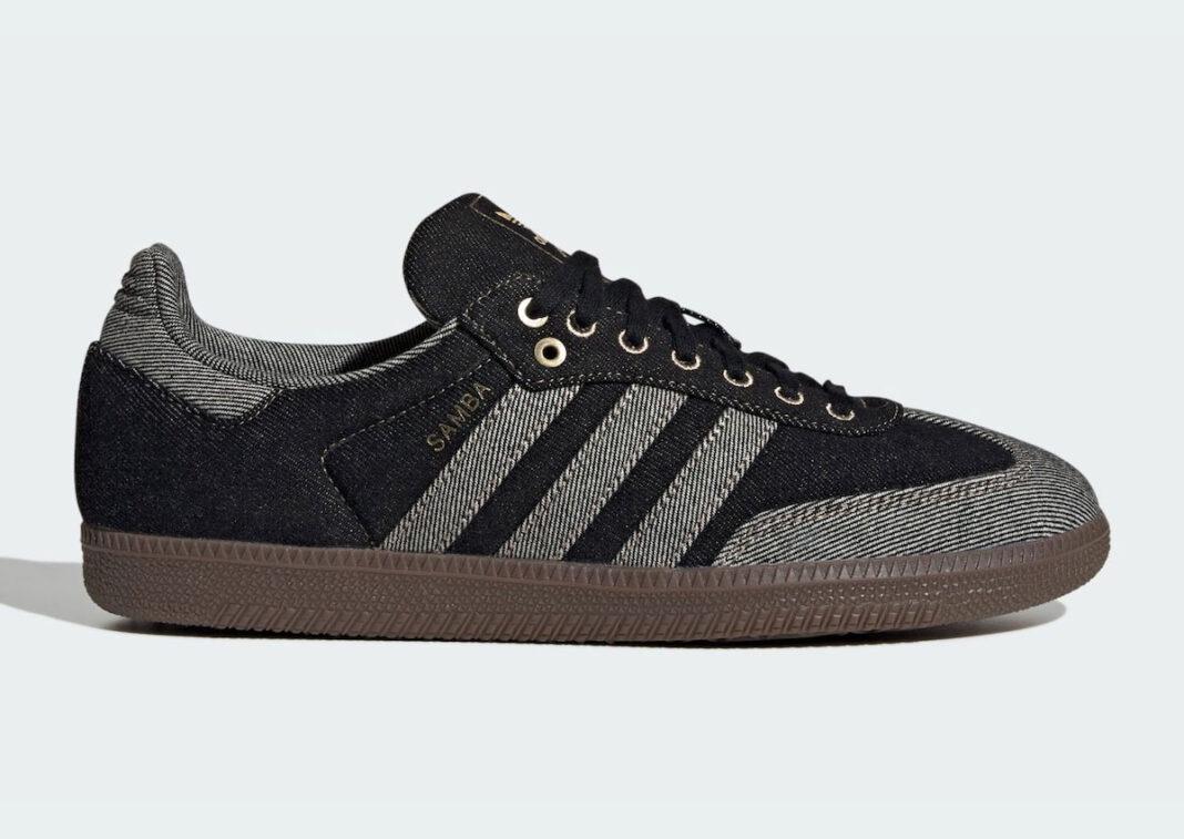 adidas Samba, adidas - 阿迪達斯 Samba 採用 "黑色牛仔布 "風格
