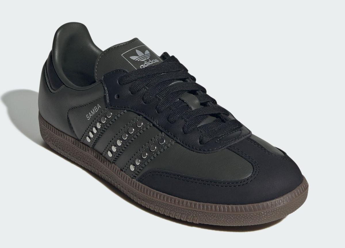 END, adidas Samba, adidas - 阿迪達斯桑巴鞋更新 "鉚釘條紋 "款式